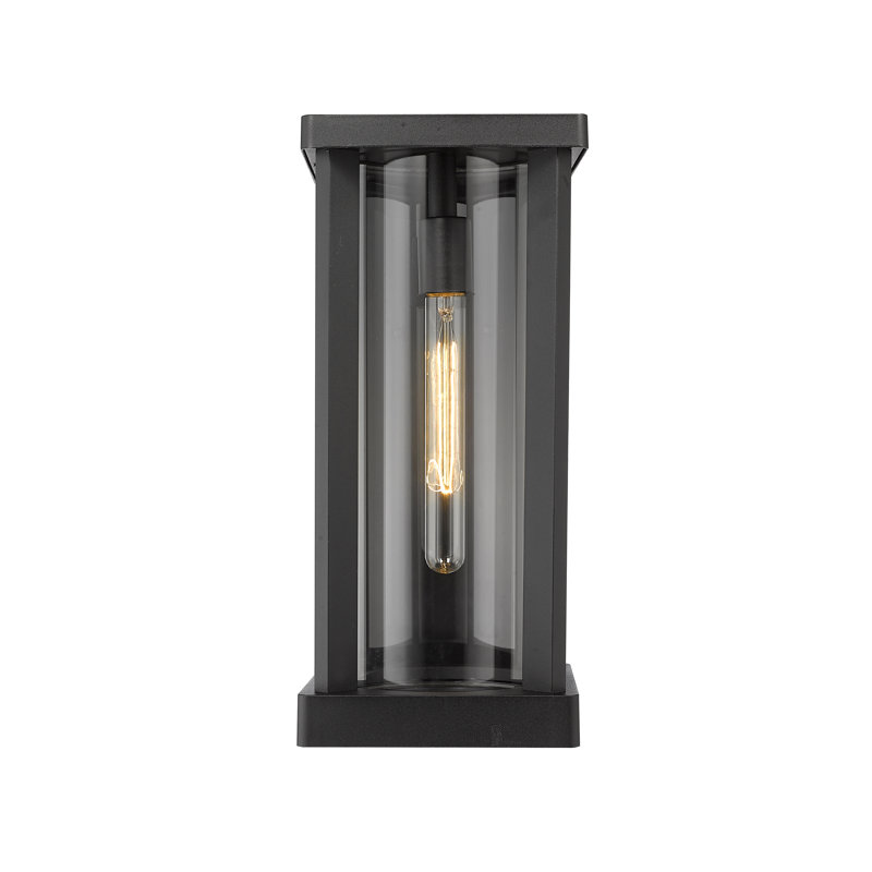 Plafonnier encastré noir Adrian, 100 watts, H 16,75 po x l 7,5 po x P 9,25 po