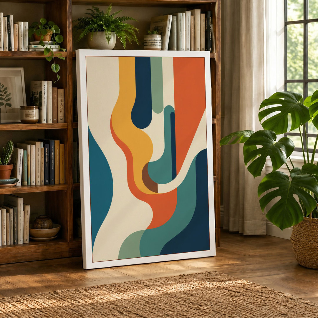 Flowing Rhythms Abstract - Wrapped Canvas