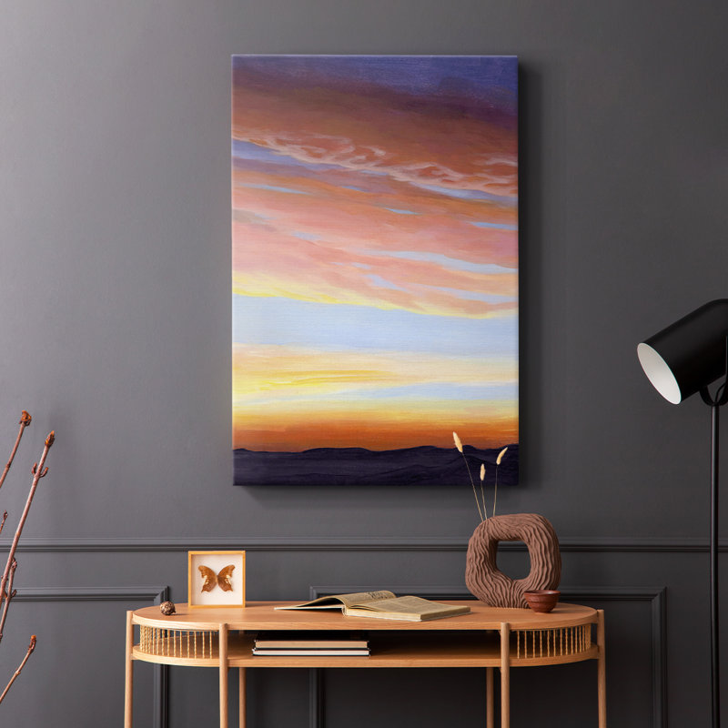 Ignited Dusk II -Gallery Wrapped Cavas, 18" H x 12" W