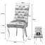 Shoreview 37.5cm H Tufted Velvet Upholstered Upholstered Back Side Chair in Grey-291692784