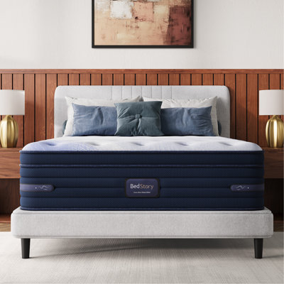 Bedstory Spine Align Pro 14" Twin Firm Pressure Relieving Cooling Hybrid Mattress with Instant Touch Cooling Fabric, 360° Airflow Circulation & Air Boost Comfort Foam
