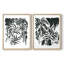 Encre Jungle I - impression encadrée de qualité supérieure - prête à être accrochée - aucun clou requis - aucun clou requis-1907726785-1907726798