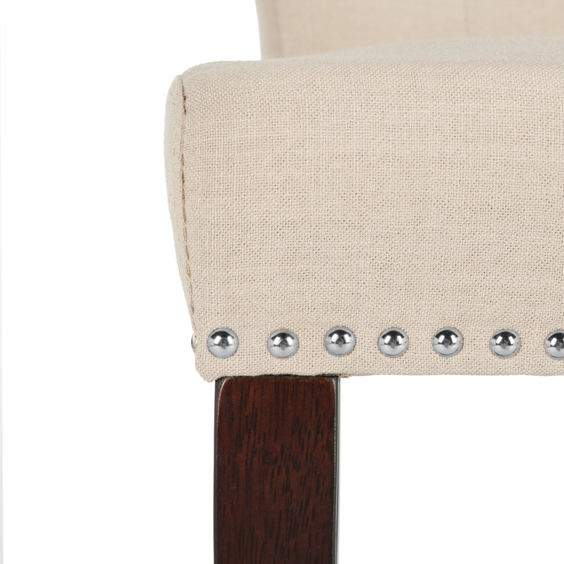 Landes Upholstered Counter Stool, Beige, Counter Stool (26" Seat Height)