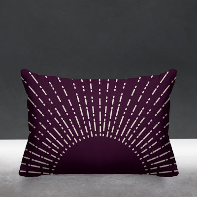 Abstract Outdoor Reversible Throw Pillow