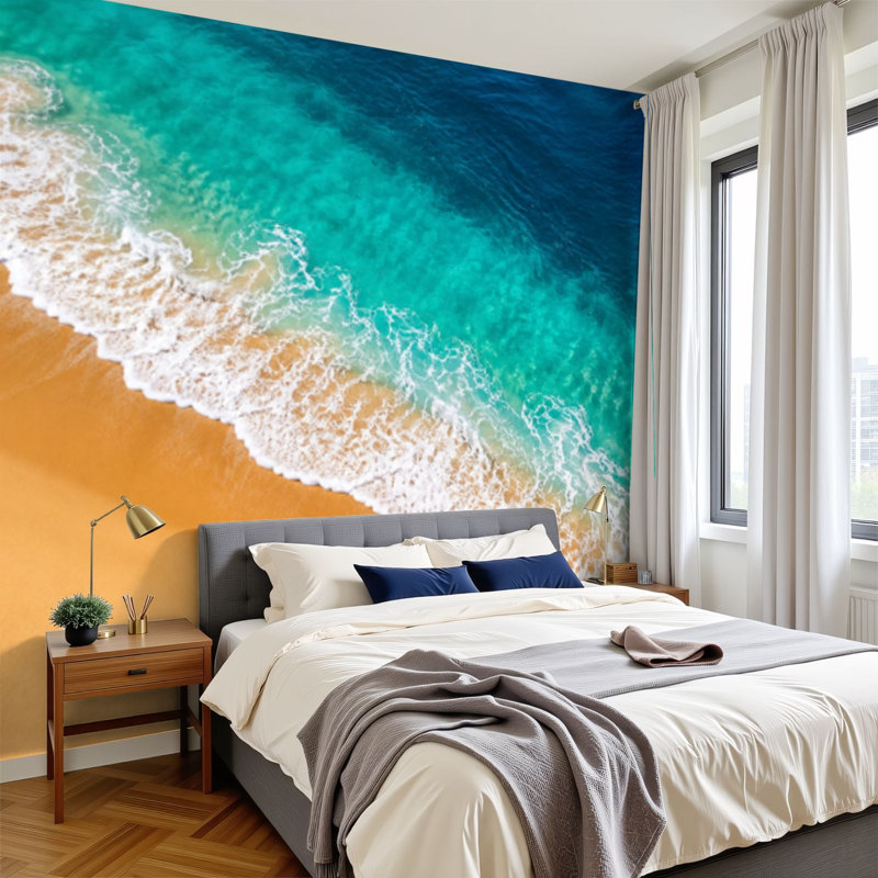 Papier peint adhésif auto-adhésif moderne pour la chambre à coucher Peel and Stick L 100 "x l 144"