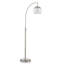 Lampe sur pied sphérique en verre à une lumière DEL avec ampoules rétro Metro 68 "H-1516330561-1476767425