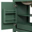 Meuble-lavabo de 30 po avec lavabo, deux portes avec tablette, charnières de porte à fermeture en douceur, style rétro-115898627