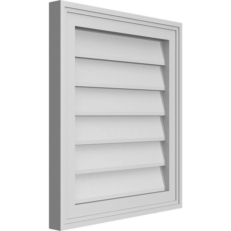 Cadre en brique, brun clair apprêté, H 20 po x l 18 po x P 1,5 po