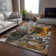 Premium Machine Washable Cerrito AMF503 Brown Rug