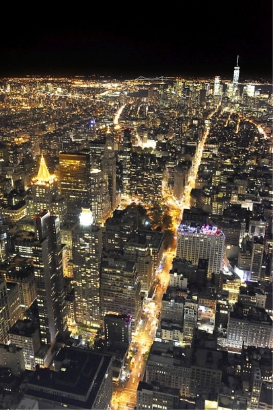 City Sparkle I Print by Guseul Park, 60" H x 40" W