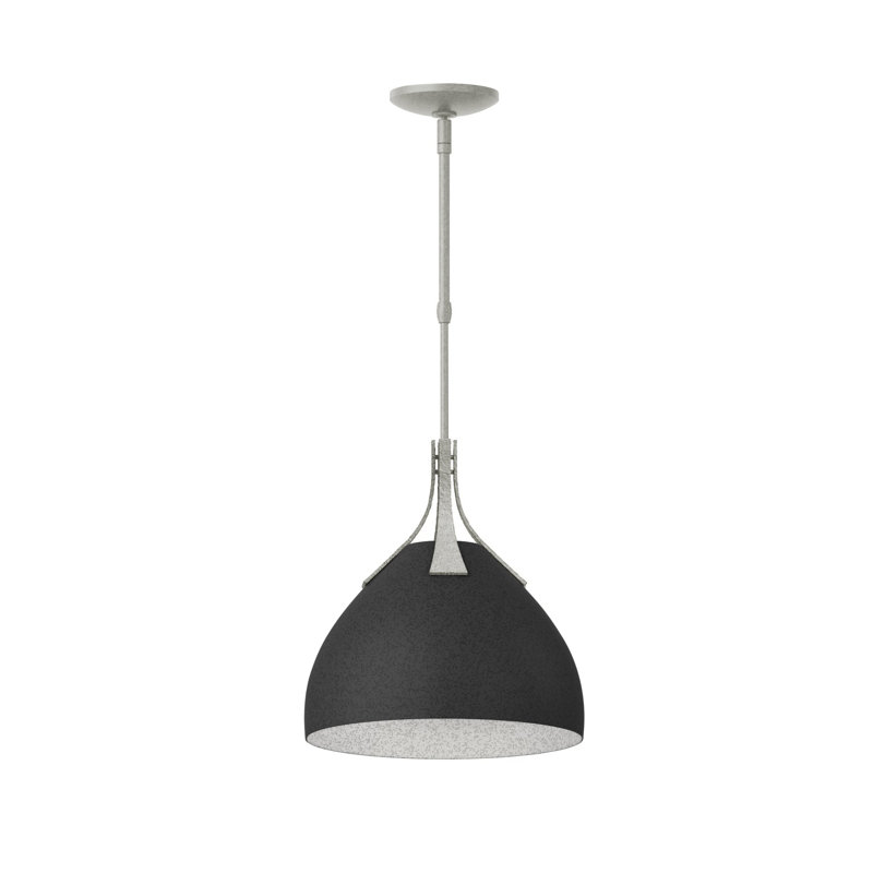 Summit 1 - Light Single Dome Pendant, Black, Sterling