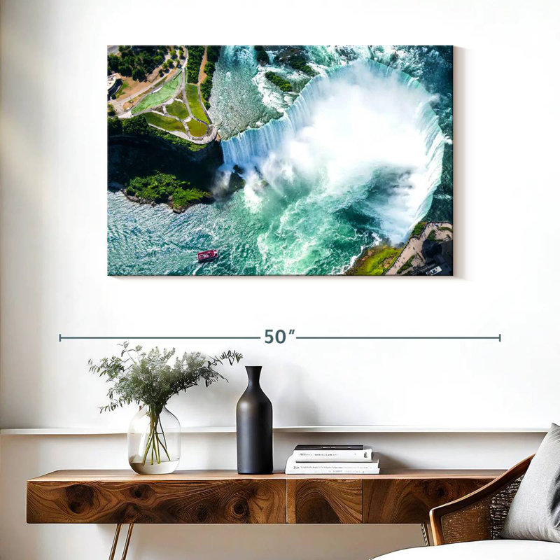 Alvord Niagara Falls d'en haut, H 26 po x l 39 po