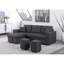 Canapé-lit modulaire réversible 93 po Modern