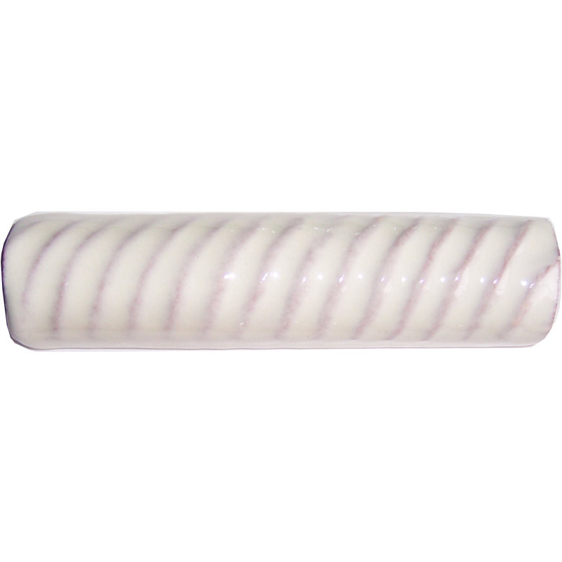 1" 5pcs TalaMex Mexican Talavera Clay Rope, White, 1" W x 4" L