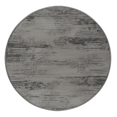 Tapis abstrait gris lavable à la machine