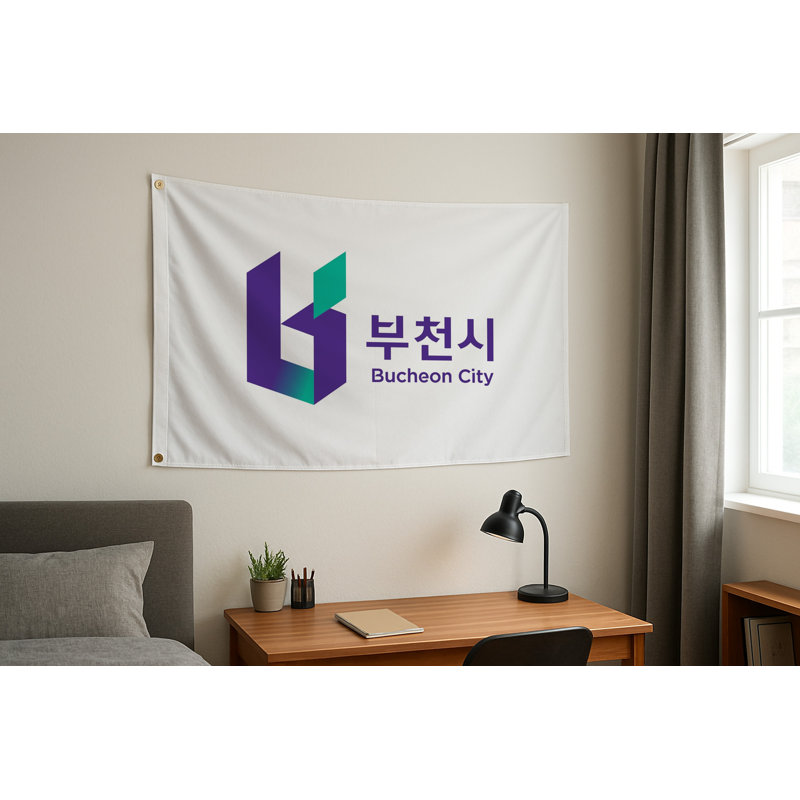 Drapeau de la ville de Bucheon - Drapeau