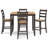 Malkin 4 - Person Four Leg Dining Set