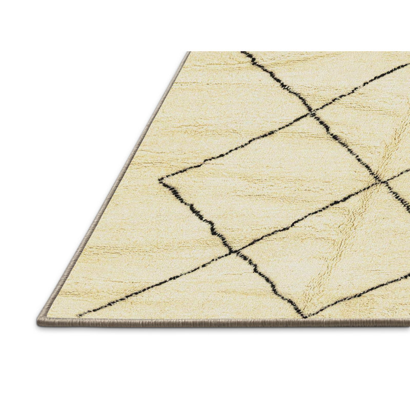 Tapis abstrait moderne 2921, Rectangle de 5 pi x 8 pi