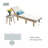 Outdoor Acacia Wood Chaise Lounge With Table , Cushion Included-1474011381