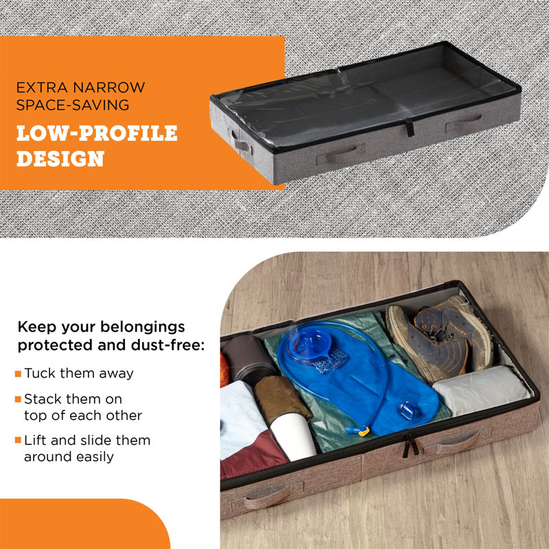 Ebern Designs Fabric Underbed Storage