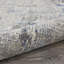 Tapis abstrait gris / bleu Zumbrota-813076391