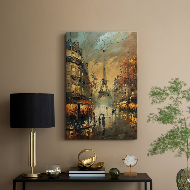 Série LANDSCAPES CCCCLXIV - Toile tendue avec châssis de qualité supérieure - Prêt à être accroché, H 60 po x l 40 po