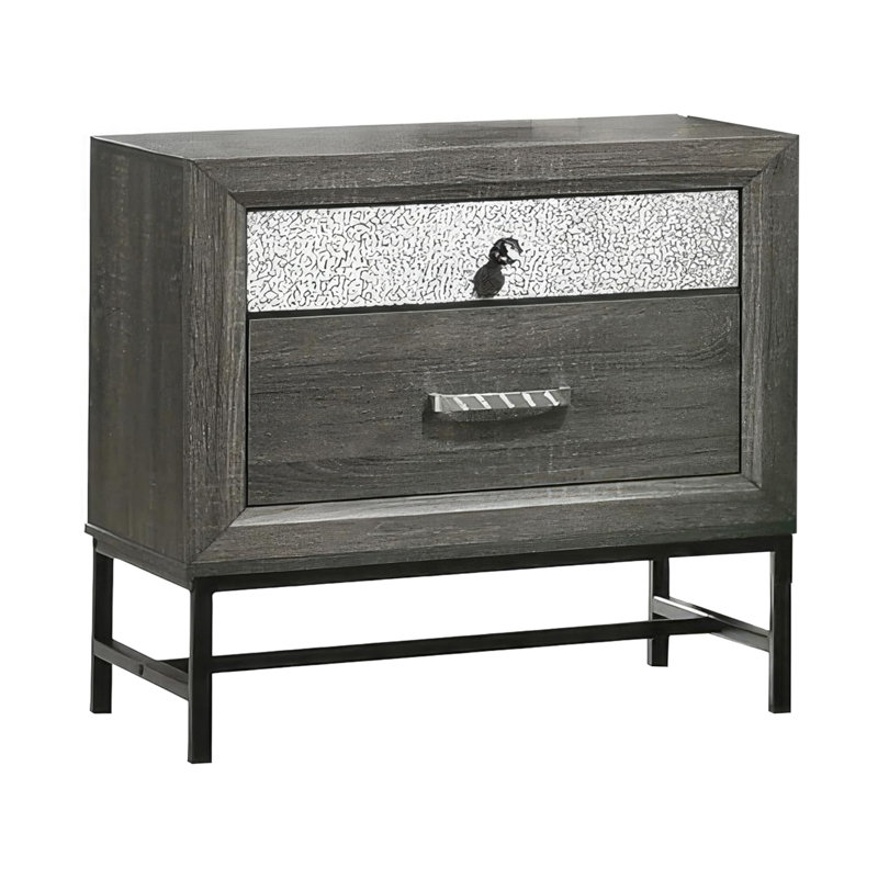 Table de chevet, gris