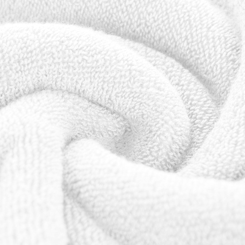 Ensemble de 8 serviettes de bain en mélange de coton, White