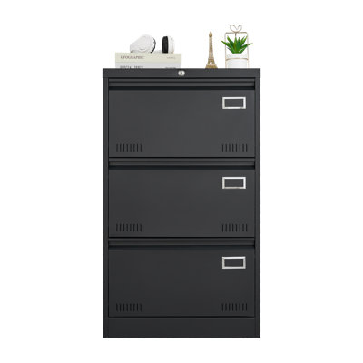 Drawer Metal Lateral File Cabinet With Lock,Office Vertical Files Cabinet  Home Office/Legal/Letter/A,Locking Metal File Cabinet,Assembly Required