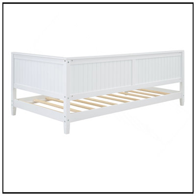 Twin Size Wood Daybed/Sofa Bed, With Mid-Century Modern Design And Versatile Use For Any Home Decor