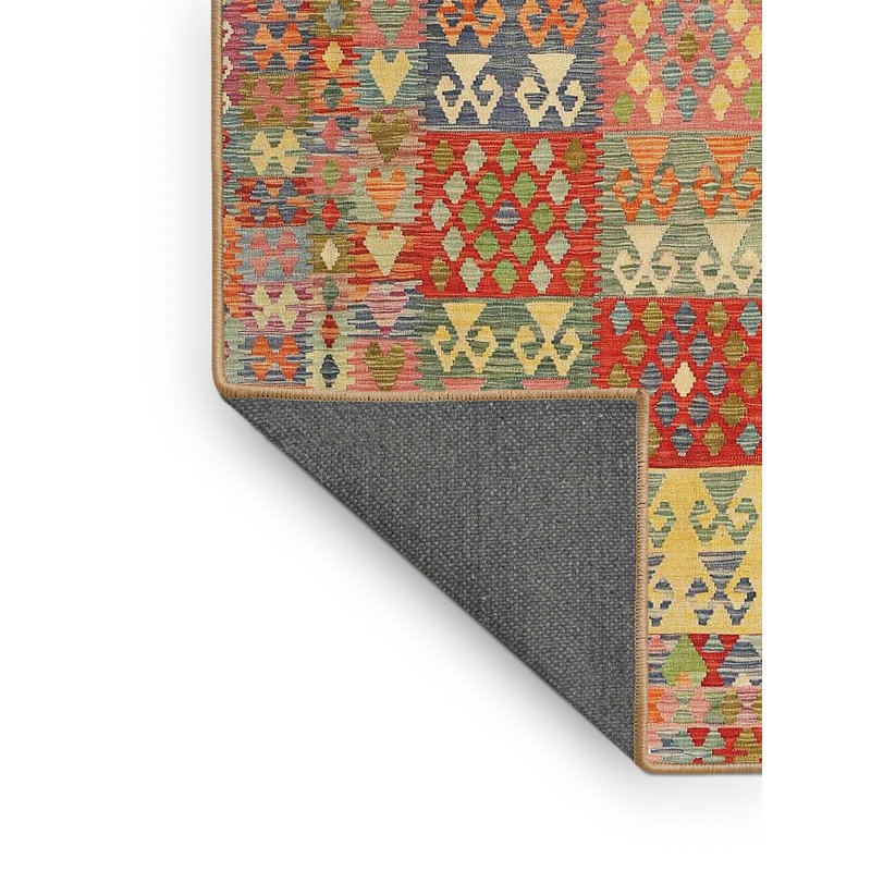 Tapis beige / brun / bleu Southwestern, Rectangle 5 pi x 7 pi