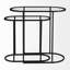 Eboni Glass End Table