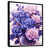 Toile avec cadre flottant noir