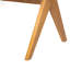 Chaises de salle à manger, chaises d'appoint rembourrées de canne (ensemble de 2), canne naturelle et coussin beige-310329161