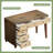 Writing Table With Drawers (Not Include Stools)
