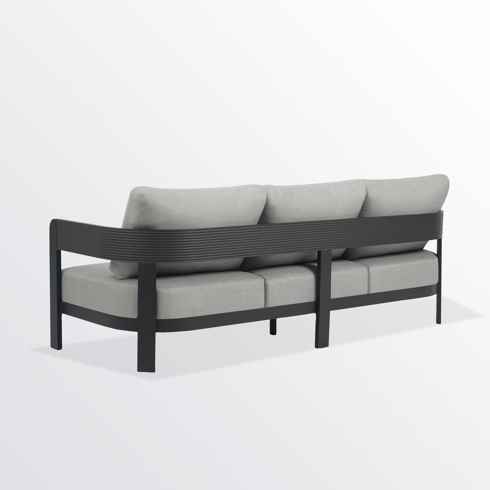 Lisa 82" Patio Sofa, Gray