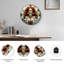 Horloge murale en verre 16 po