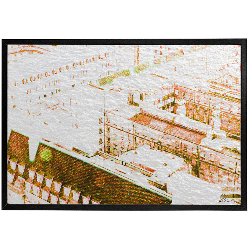 Single Picture Frame Print, Black, 61cm H x 91cm W x 4cm D