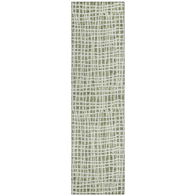  Finck Non-Slip Indoor / Outdoor Door Mat, Runner 2'3" x 7'6"