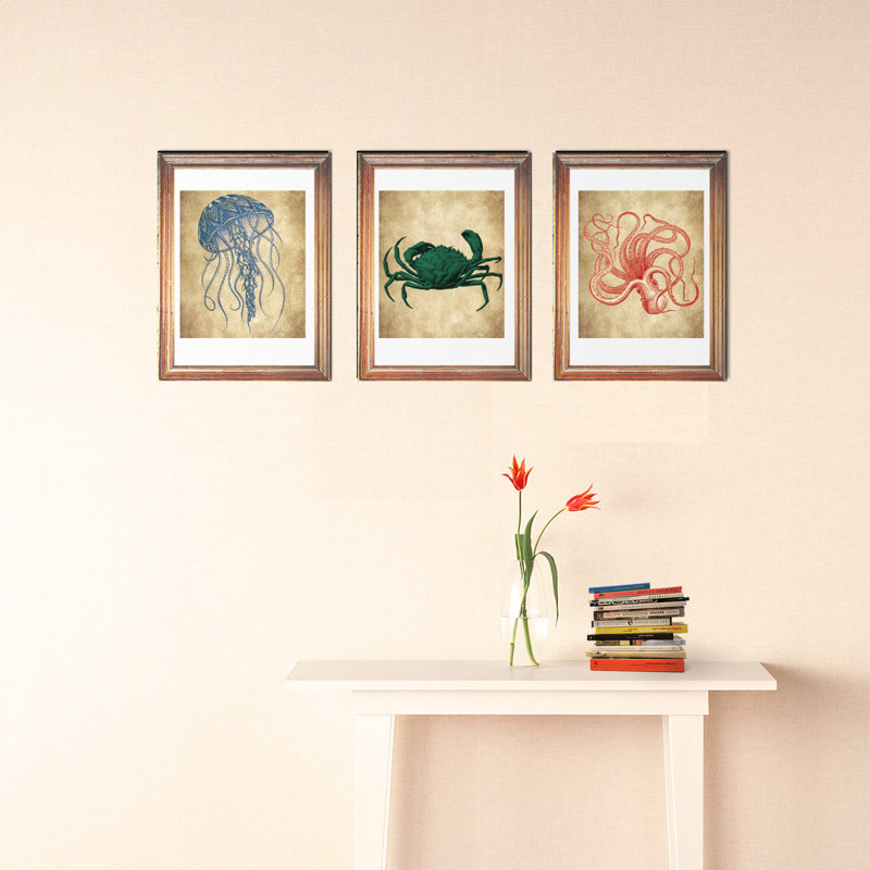 Sea Life Art poster Wall Sticker Set