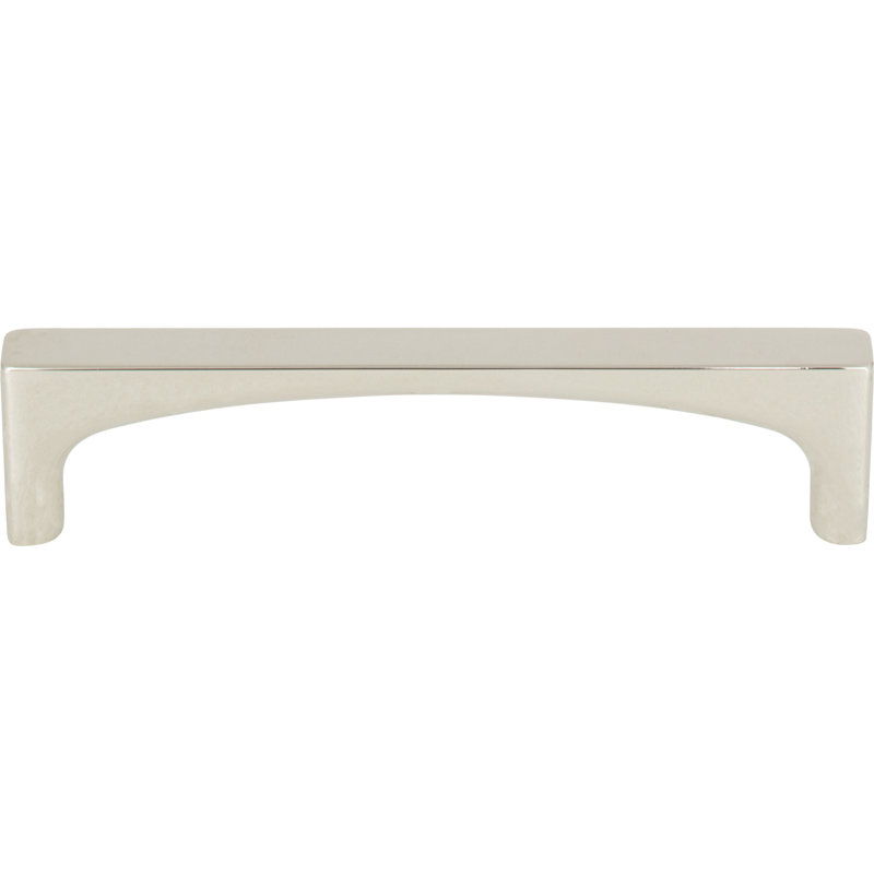 Riverside Bar pull, Polished Nickel, 3 3/4"