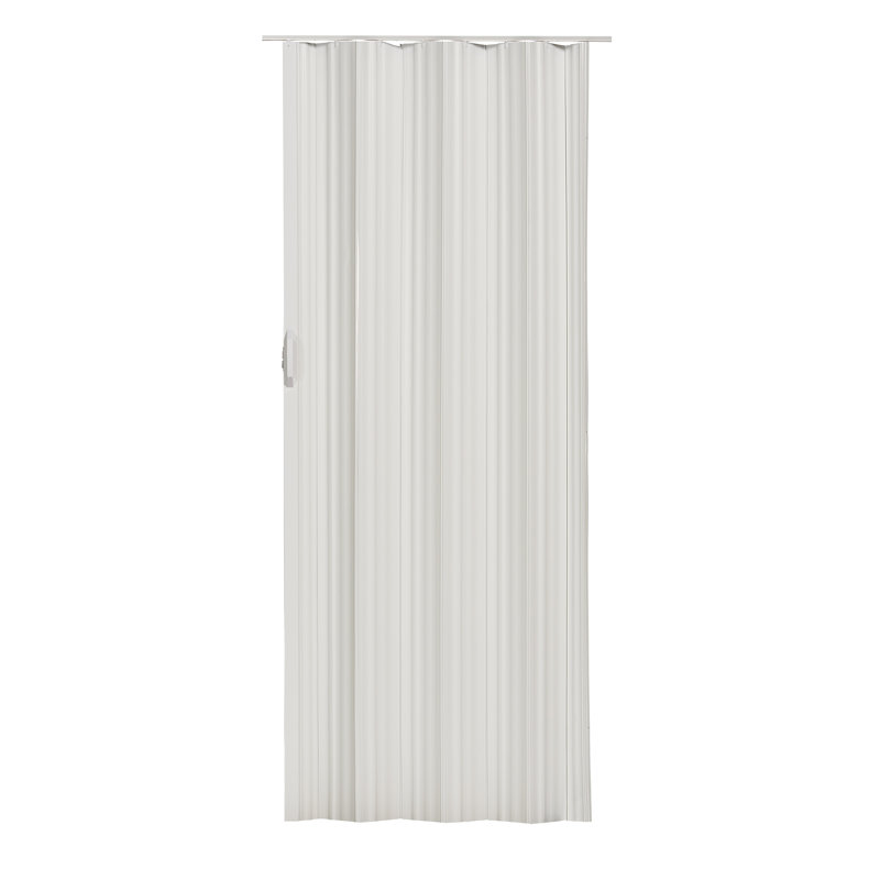Porte pliante en vinyle Spectrum Dunes, 36 po x 80 po, Blanc