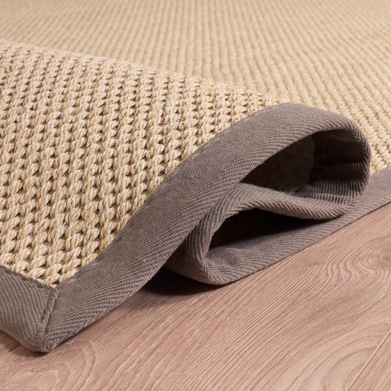 Tapis en fibre de sisal naturel Lattimore, Rectangle 2 pi 6 po x 4 pi