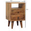 30cm W Solid Wood Bedside Table