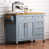 Bleu/gris