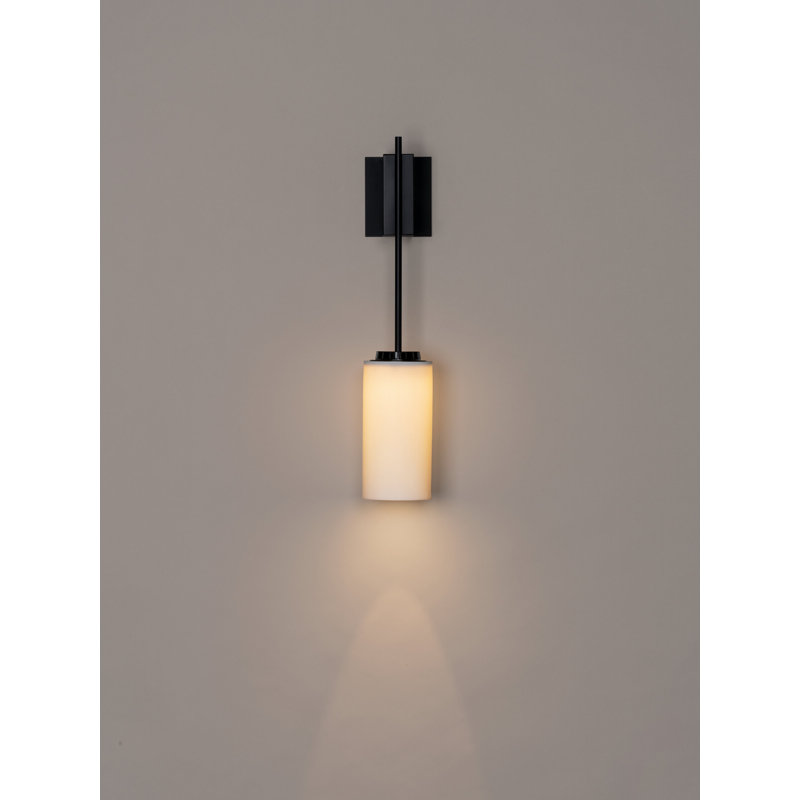 Aluminum LED Armed Sconce, White