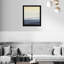 «Blue and Yellow Abstract Strokes Farmhouse», peinture d'art encadrée pour salle de bain-68784010-68784011