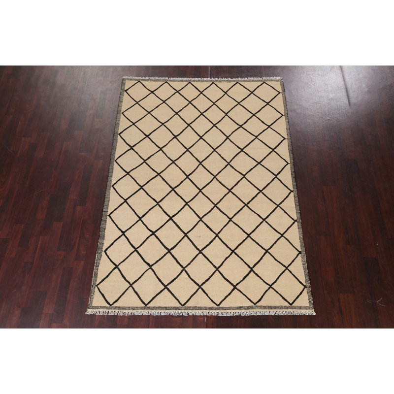 Tapis kilim en laine Natural Dye Trellis