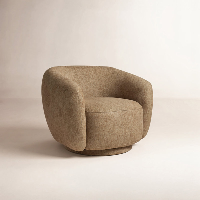 Chaise pivotante Florentina, Marron clair
