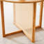 Table ronde en bois massif de style rétro campagne chinoise, caractéristique, pour la salle à manger et le bureau, facile à assembler en bois simple avec ambiance, bureaux, processus d'assemblage-118322520